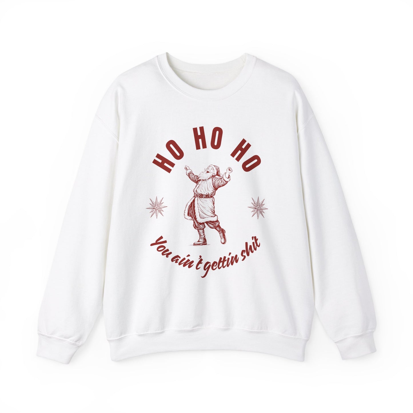 Funny Christmas | Santa | Ho Ho Ho | Unisex Heavy Blend™ Crewneck Sweatshirt