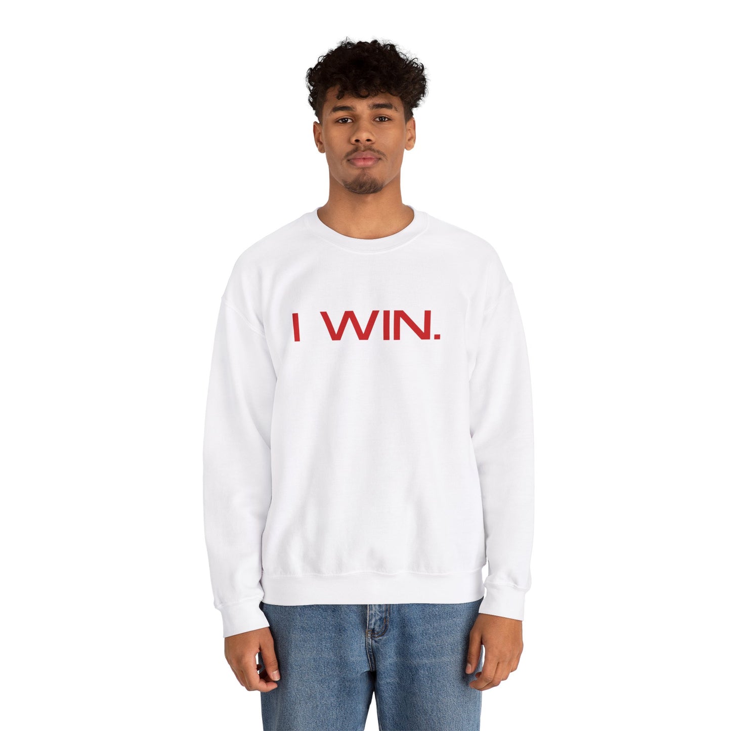 I WIN - GOOGLE ME Cignetti Indiana Hoosiers Football IU Football Crewneck in White