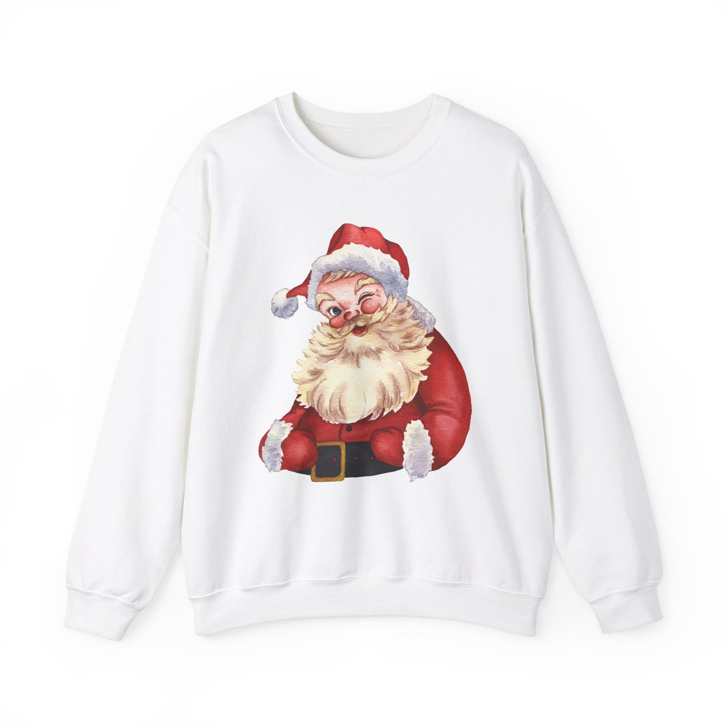 Antique Santa Christmas Unisex Heavy Blend™ Crewneck Sweatshirt