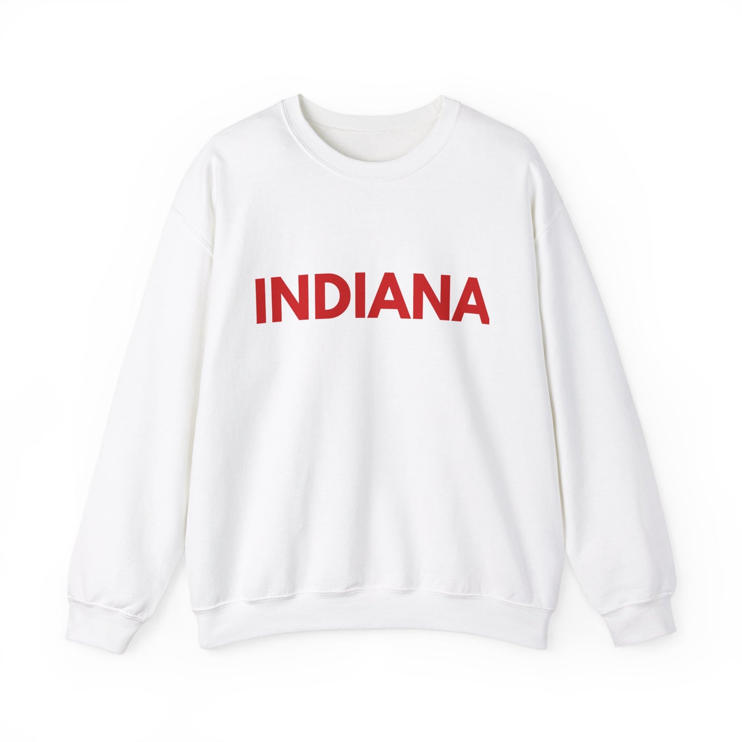 INDIANA Hoosiers Football IU Football Crewneck in White | CIGNETTI | I WIN