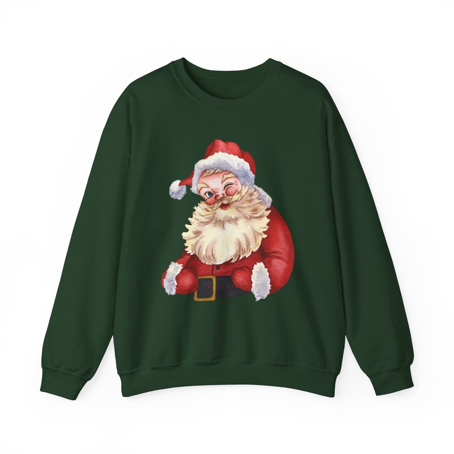 Antique Santa Christmas Unisex Heavy Blend™ Crewneck Sweatshirt