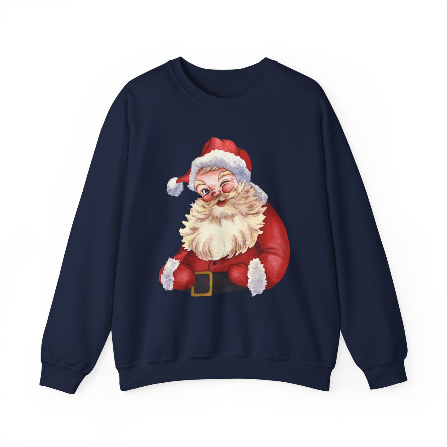 Antique Santa Christmas Unisex Heavy Blend™ Crewneck Sweatshirt