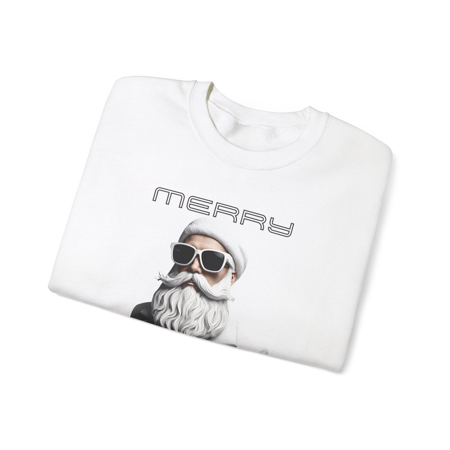 Merry Rizzmas | Cool Santa | Rizz | Unisex Heavy Blend™ Crewneck Sweatshirt