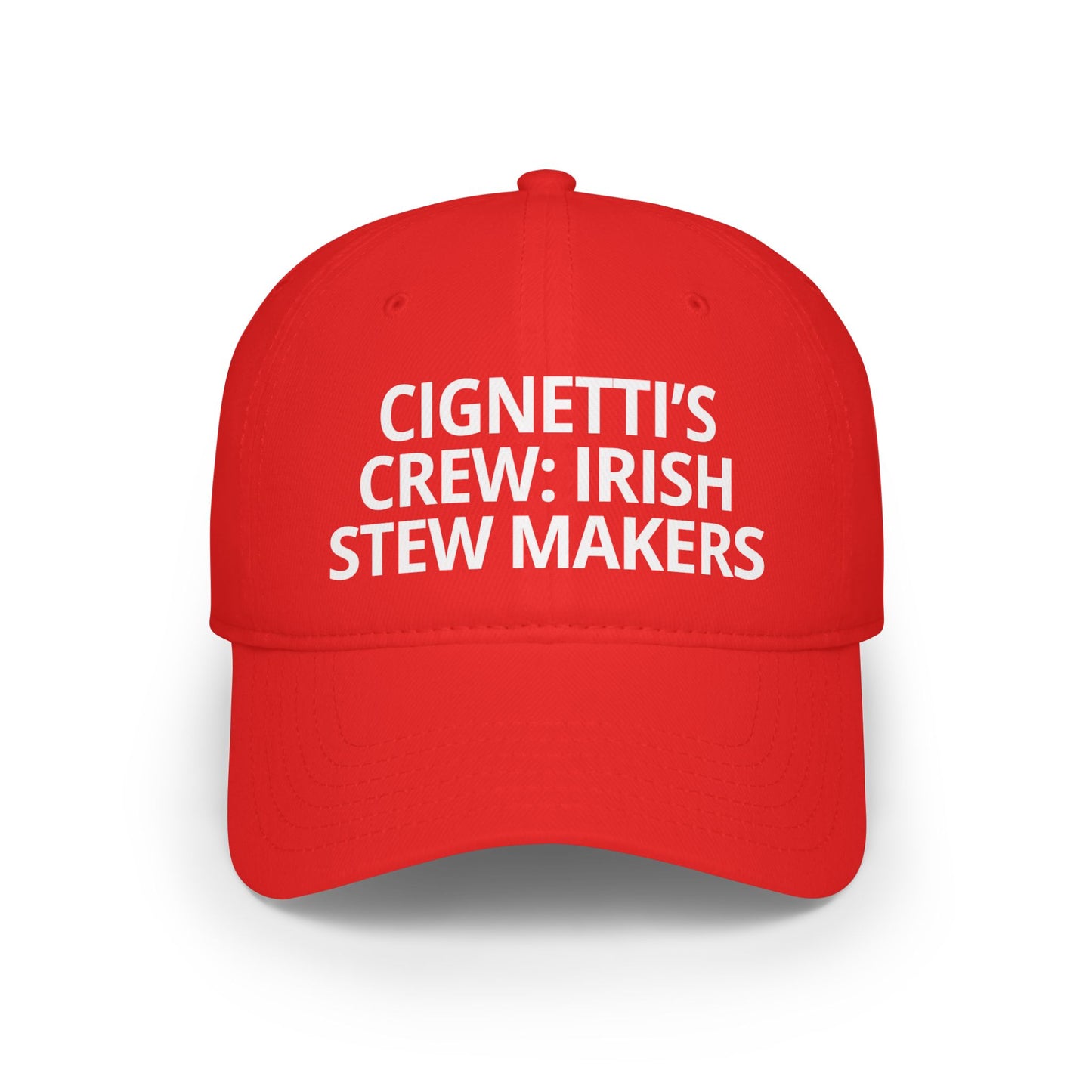 CIGNETTI'S CREW: IRISH STEW MAKERS |  IU FOOTBALL | Indiana vs Notre Dame | HOOSIERS Low Profile Baseball Cap