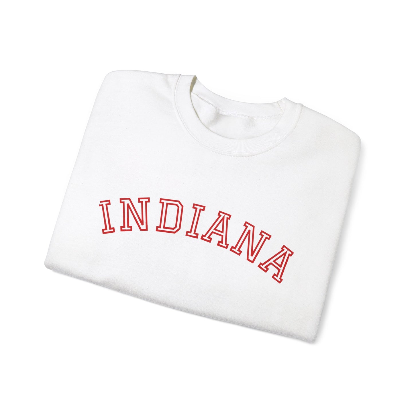 INDIANA Hoosiers Football IU Football Crewneck in White | CIGNETTI | I WIN