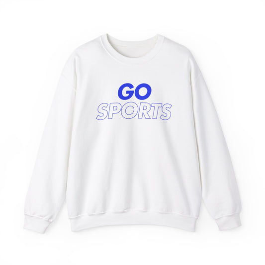 GO SPORTS Blue Unisex Heavy Blend™ Crewneck Sweatshirt