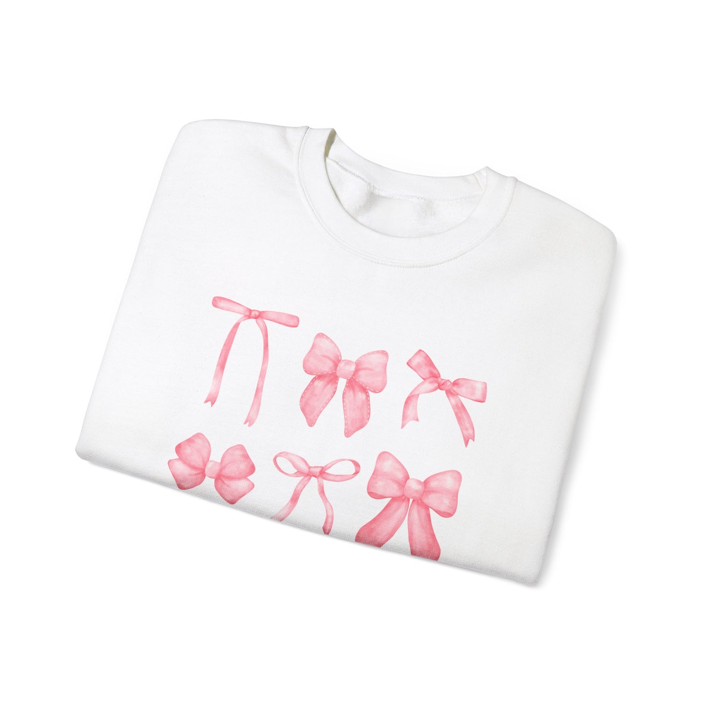 Girls Bows Collage Unisex Heavy Blend™ Crewneck Sweatshirt