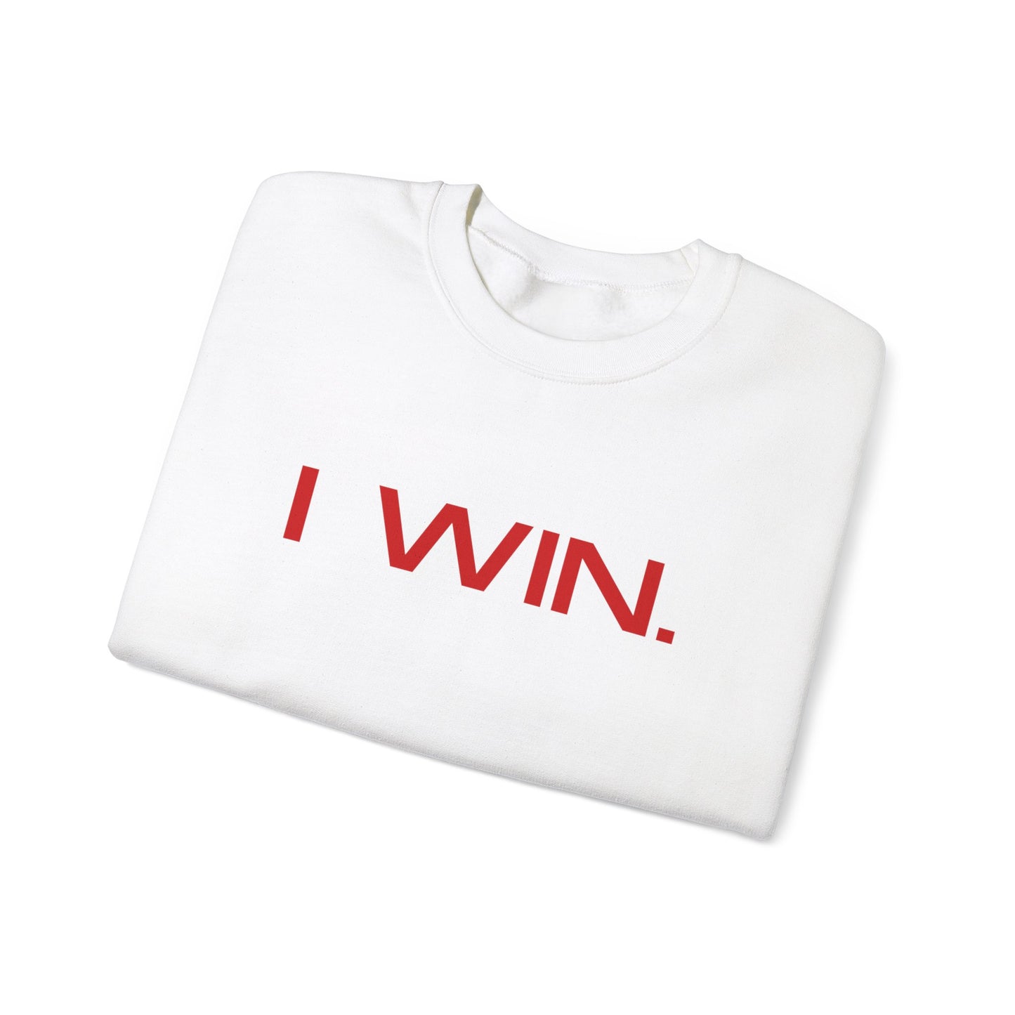 I WIN - GOOGLE ME Cignetti Indiana Hoosiers Football IU Football Crewneck in White