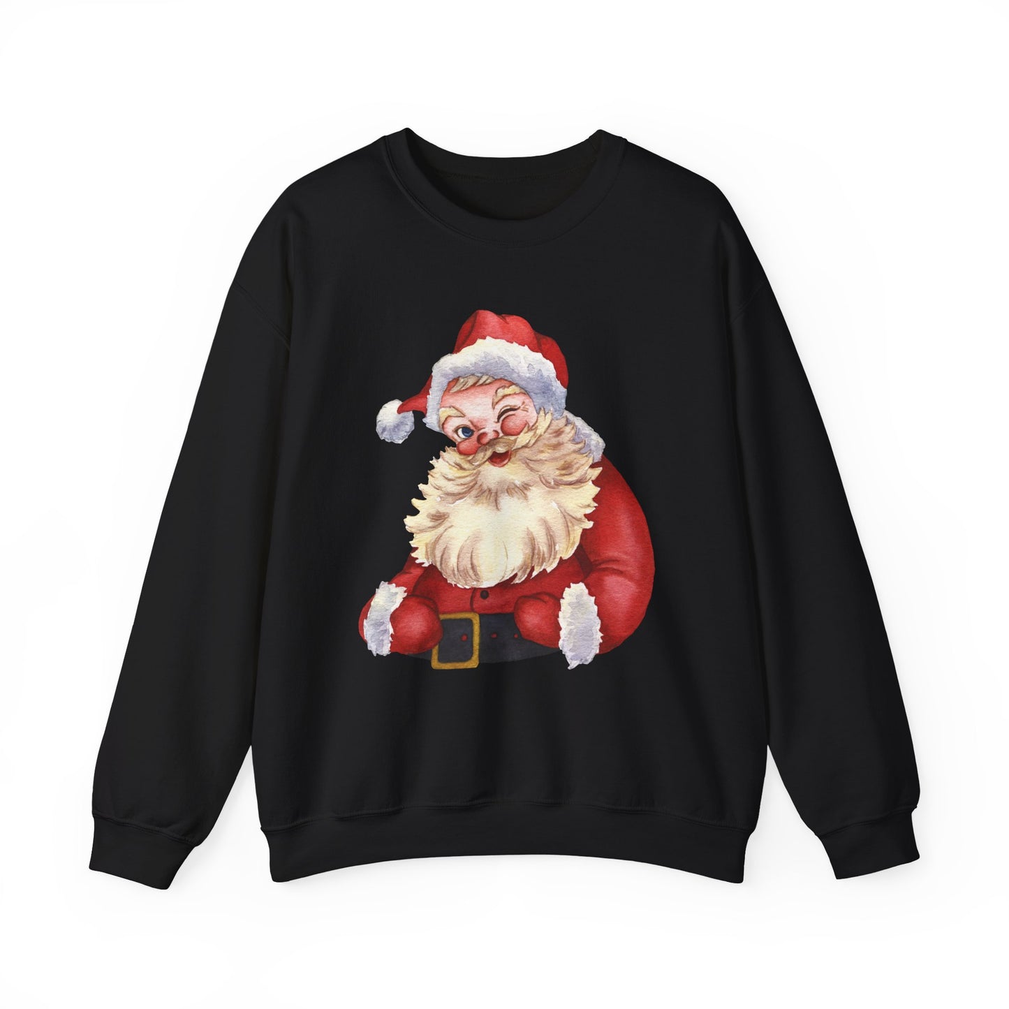 Antique Santa Christmas Unisex Heavy Blend™ Crewneck Sweatshirt