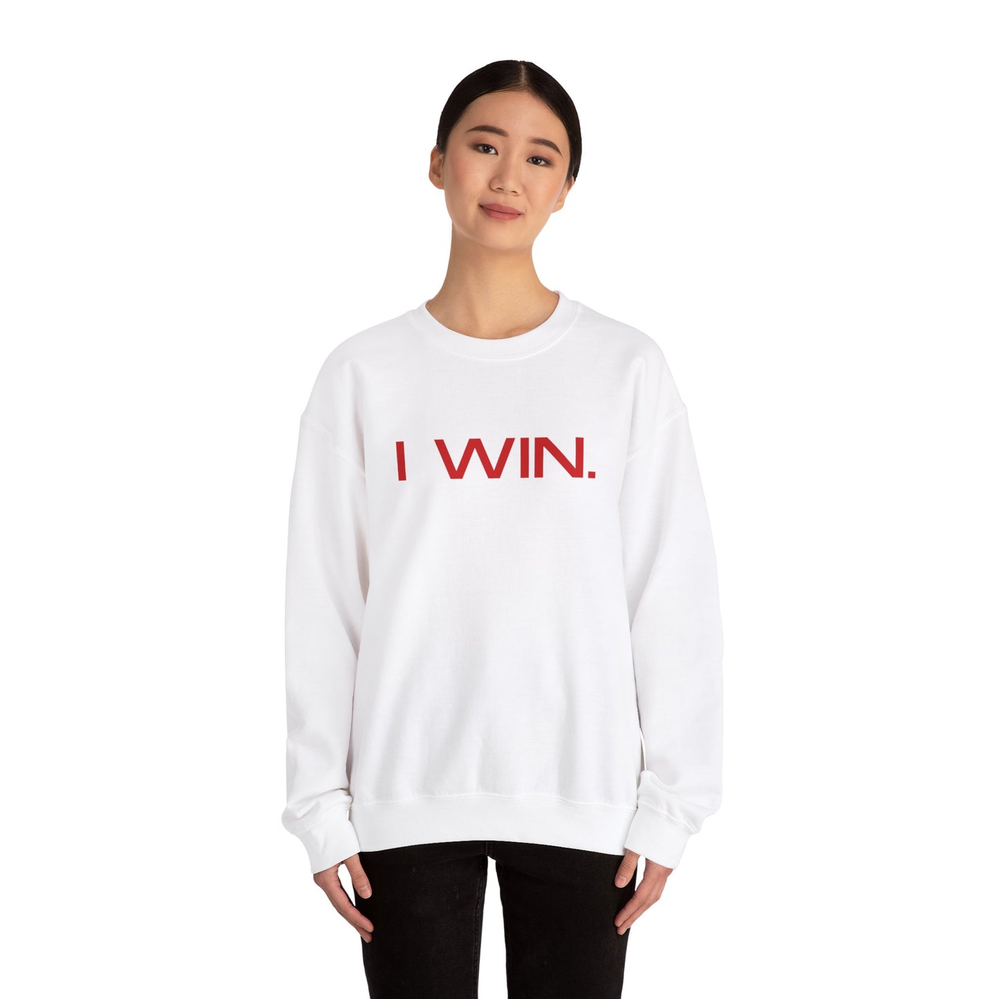 I WIN - GOOGLE ME Cignetti Indiana Hoosiers Football IU Football Crewneck in White