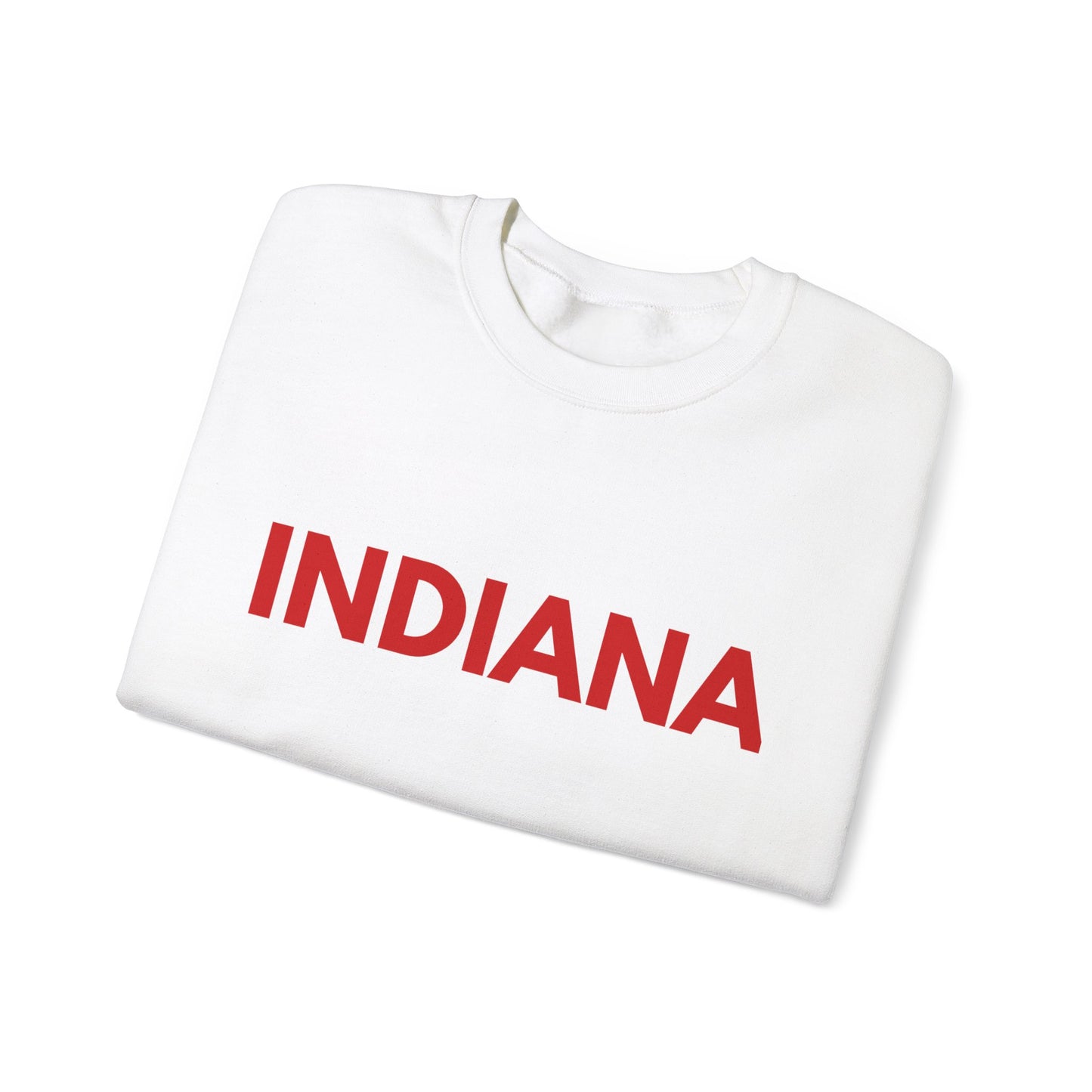 INDIANA Hoosiers Football IU Football Crewneck in White | CIGNETTI | I WIN