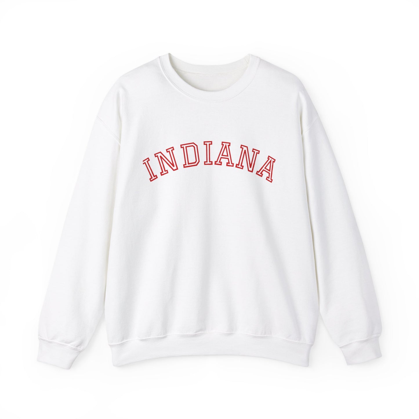 INDIANA Hoosiers Football IU Football Crewneck in White | CIGNETTI | I WIN